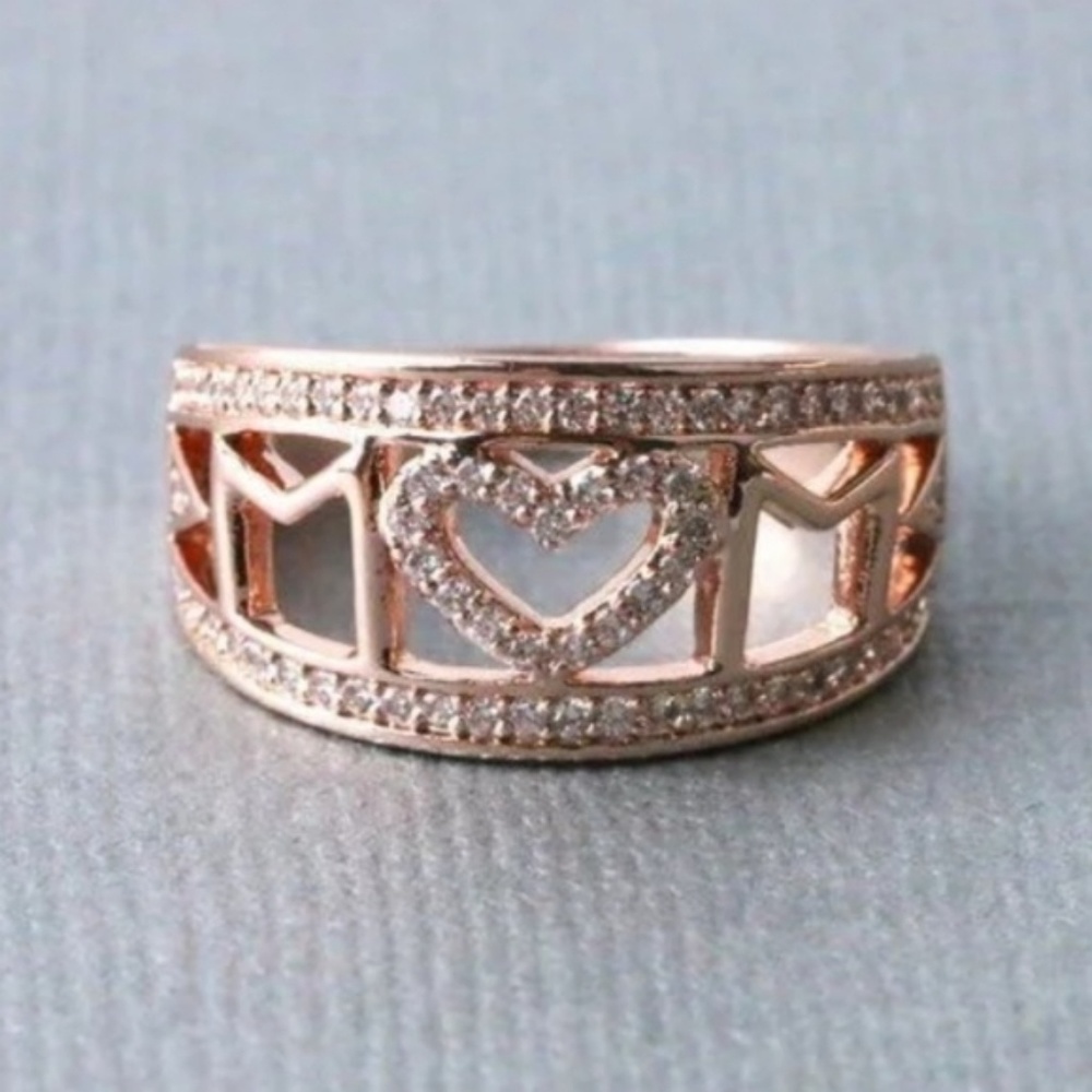 🎈2/$25 NWOT Mom Rose Colored Ring - Picture 8 of 8